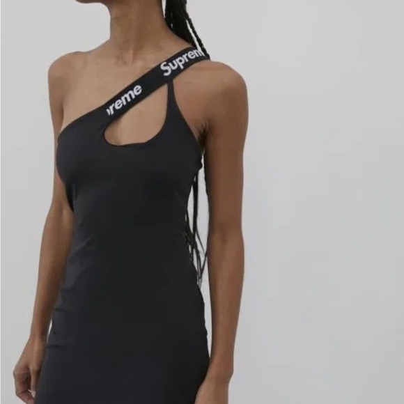 Supreme asymmetric mini dress - Picture 2 of 4